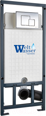 Унитаз подвесной с инсталляцией WeltWasser Marberg 507 + Nesenbach 004 GL-WT + Mar 507 SE-CR