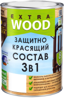 Защитно-декоративный состав Farbitex Profi Wood Extra 3в1 (3л, гавань) - 