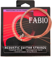 Струны для акустической гитары Fabio FA085-SL бронза (0.11-0.52) - 