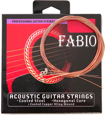 Струны для акустической гитары Fabio FA085-SL бронза (0.11-0.52)