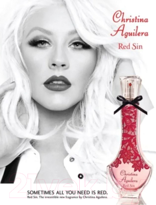 Парфюмерная вода Christina Aguilera Red Sin (15мл)