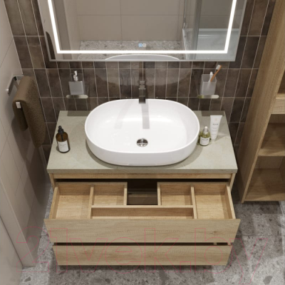 Мебель для ванной BelBagno Kraft 100 / KRAFT100RNN-KEPMCO-1084-SET