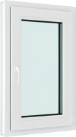 Окно ПВХ Rehau Futuruss Одностворчатое Поворотно-откидное правое 3 стекла (1250x1000x70) - 