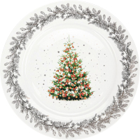 Тарелка столовая обеденная Fissman Christmas 14012 - 