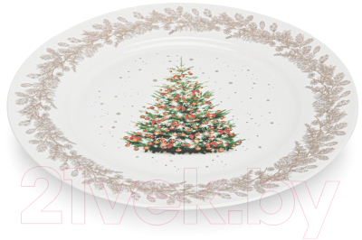 Тарелка столовая обеденная Fissman Christmas 14012
