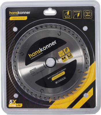 Пильный диск Hanskonner H9022-210-30-48