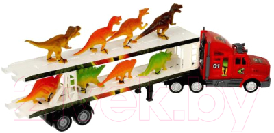 Радиоуправляемая игрушка Технодрайв Трейлер с динозаврами / ZY1143951-R
