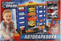 

Паркинг игрушечный, Автопарковка 3 машины / 1012I173-R