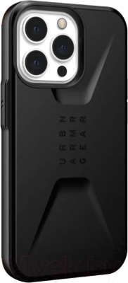 Чехол-накладка UAG Civilian для iPhone 13 Pro (черный)