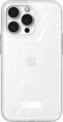 Чехол-накладка UAG Civilian для iPhone 13 Pro (Frosted Ice)
