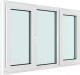 Окно ПВХ Rehau Futuruss 3 части Поворотно-откидные 2 створки по краям 2 стекла (1200x1800x60) — фото 3