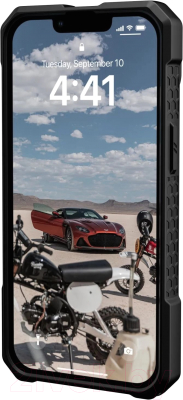 Чехол-накладка UAG Monarch с MagSafe для iPhone 13/14 (Kevlar Black)