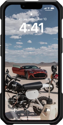 Чехол-накладка UAG Monarch с MagSafe для iPhone 13/14 (Kevlar Black)
