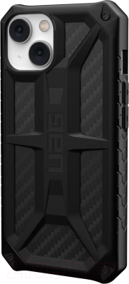 Чехол-накладка UAG Monarch для iPhone 13/14 (Carbon Fiber)