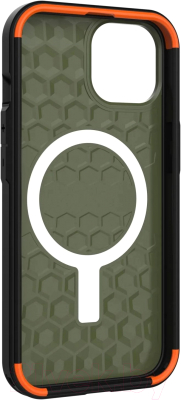 Чехол-накладка UAG Civilian с MagSafe для iPhone 13/14 (оливковый)
