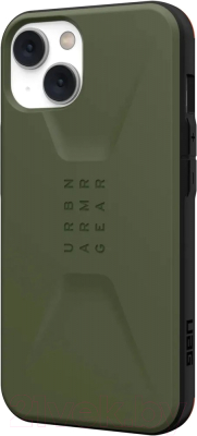 Чехол-накладка UAG Civilian для iPhone 13/14 (оливковый)