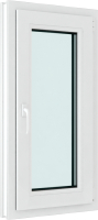 Окно ПВХ Rehau Futuruss Одностворчатое Поворотно-откидное правое 3 стекла (1650x1000x70) - 