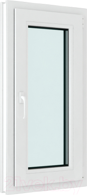 Окно ПВХ Rehau Futuruss Одностворчатое Поворотно-откидное правое 3 стекла (1650x1000x70)
