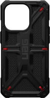 Чехол-накладка UAG Monarch для iPhone 14 Pro (Kevlar Black) - 