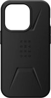 Чехол-накладка UAG Civilian с MagSafe для iPhone 14 Pro (черный) - 