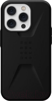 Чехол-накладка UAG Civilian для iPhone 14 Pro (черный)