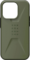 Чехол-накладка UAG Civilian для iPhone 14 Pro (оливковый) - 