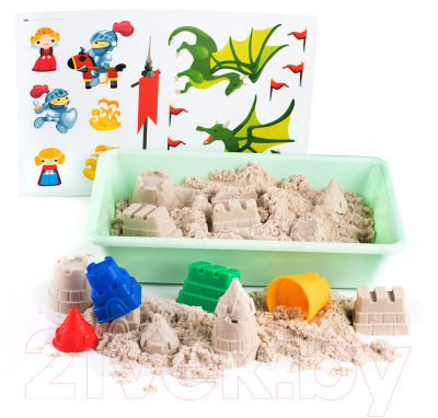 Набор для лепки Genio Kids Умный песок Сказочный замок / SSN903