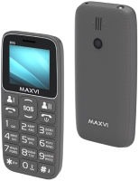 Мобильный телефон Maxvi B110 (серый) - 