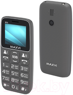 Мобильный телефон Maxvi B110 (серый)