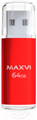Usb flash накопитель Maxvi MP 64GB 2.0 (красный)