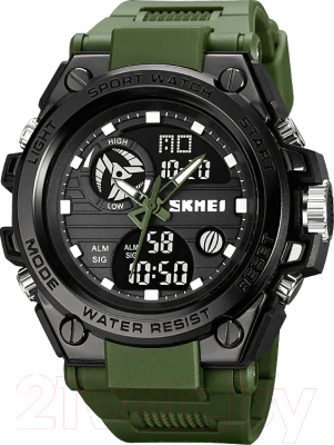 Часы наручные мужские Skmei 2031 (армейский зеленый)