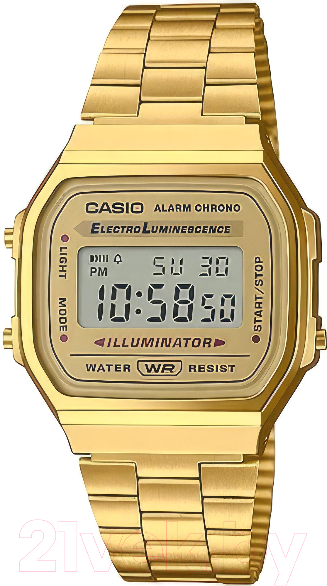 Часы наручные унисекс Casio A-168WG-9W