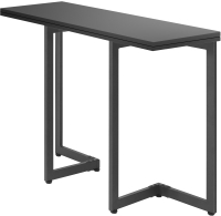 Обеденный стол Millwood Арлен 1 38-76x110x76 (антрацит/графит) - 