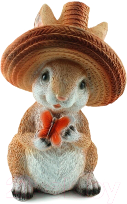 Фигурка для сада No Brand Кролик в шляпе / НФ-00001793