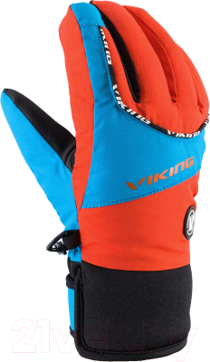 Перчатки лыжные VikinG Fin / 120/19/9753-0053 (р.6, оранжевый)