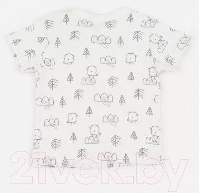 Комплект одежды для малышей MOWbaby Birds / 2-82 (молочный, р.68)