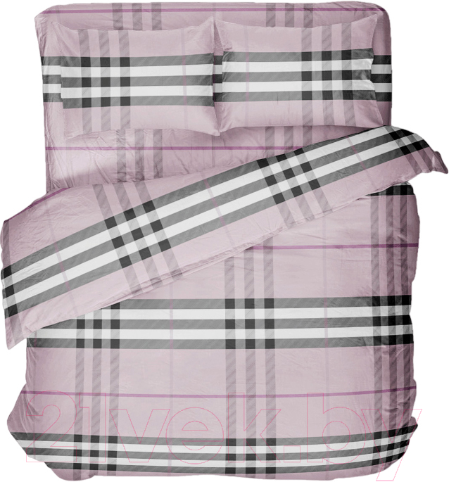 Комплект постельного белья Samsara Burberry 200-16 (розовый)