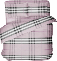 Комплект постельного белья Samsara Burberry 200-16 (розовый) - 