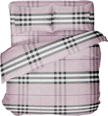 Комплект постельного белья Samsara Burberry 200-16 (розовый)