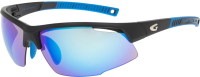 Очки солнцезащитные GOG E665-1 (черный матовый/синий) - 