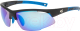 Очки солнцезащитные GOG E665-1 (черный матовый/синий) - 