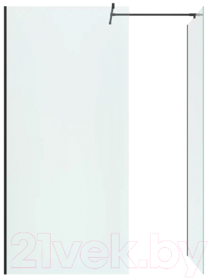 Душевой уголок Benetto BEN-301_BL_C 120x100x220 (прозрачное стекло/черный)