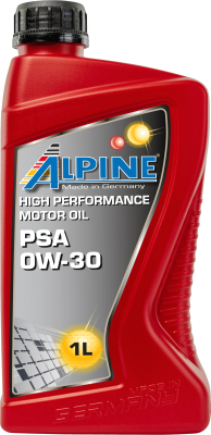 Моторное масло ALPINE PSA 0W30 / 0121741 (1л)