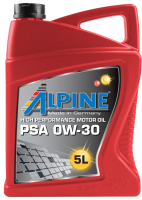 Моторное масло ALPINE PSA 0W30 / 0121742 (5л) - 