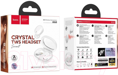 Изображение товара Беспроводные наушники Hoco EQ3 TWS (белый)