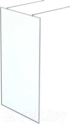Душевая стенка Benetto BEN-601_SL_C 125x220 (прозрачное стекло/серебристый)