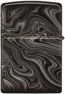 Зажигалка Zippo Marble Pattern Design / 49812 (черный)