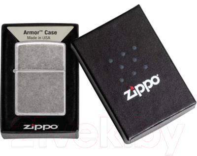 Зажигалка Zippo Armor. Antique Silver / 28973 (серебристый)