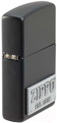 Зажигалка Zippo License Plate / 48689 (черный)