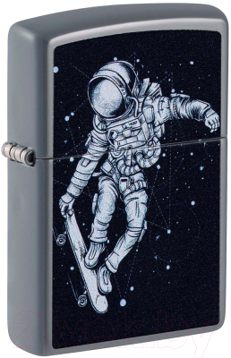 Зажигалка Zippo Skateboarding Astronaut / 48644 (серый)